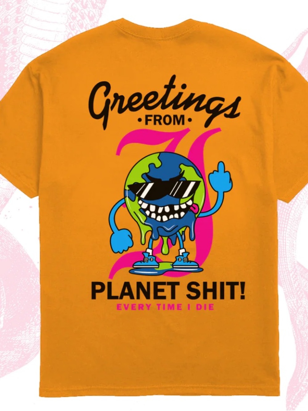 Everytime I die-Greetings From Planet Shit! Graphic Tee